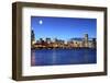 Chicago Skyline under the Moonlight-rebelml-Framed Photographic Print