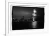 Chicago Skyline with Fireworks-Steve Gadomski-Framed Photographic Print