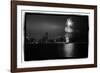 Chicago Skyline with Fireworks-Steve Gadomski-Framed Premium Photographic Print