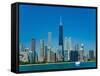 Chicago skyline-Bob Krist-Framed Stretched Canvas