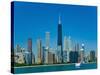 Chicago skyline-Bob Krist-Stretched Canvas