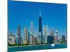 Chicago skyline-Bob Krist-Mounted Photographic Print