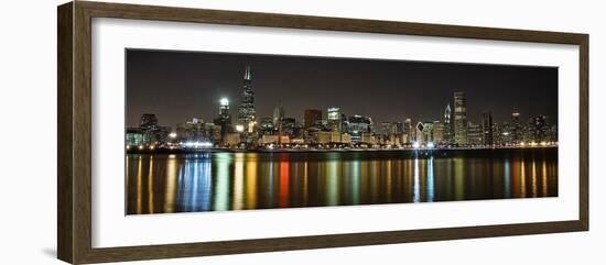 Chicago Skyline-Patrick Warneka-Framed Photographic Print