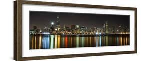 Chicago Skyline-Patrick Warneka-Framed Photographic Print