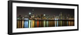 Chicago Skyline-Patrick Warneka-Framed Photographic Print