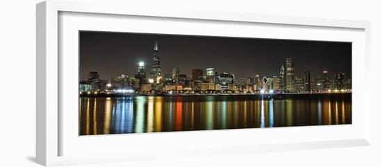 Chicago Skyline-Patrick Warneka-Framed Photographic Print