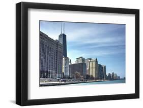 Chicago Skyline-Patrick Warneka-Framed Photographic Print