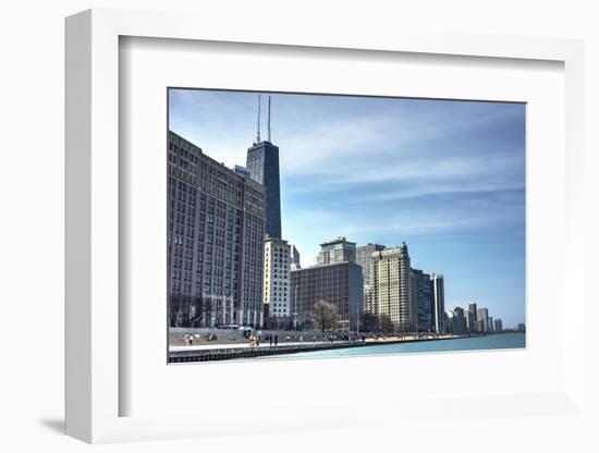 Chicago Skyline-Patrick Warneka-Framed Photographic Print