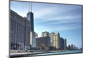 Chicago Skyline-Patrick Warneka-Mounted Photographic Print