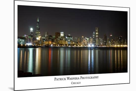 Chicago skyline-Patrick  J. Warneka-Mounted Photographic Print