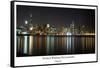 Chicago skyline-Patrick  J. Warneka-Framed Stretched Canvas