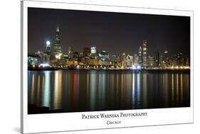 Chicago skyline-Patrick  J. Warneka-Stretched Canvas