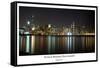 Chicago skyline-Patrick  J. Warneka-Framed Stretched Canvas