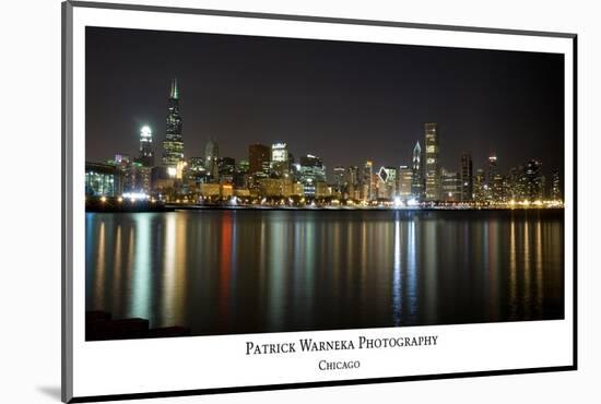 Chicago skyline-Patrick  J. Warneka-Mounted Photographic Print