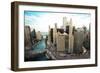 Chicago Skyline-Bill Carson Photography-Framed Art Print