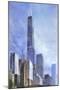 Chicago Skyline-Ruth Day-Mounted Giclee Print