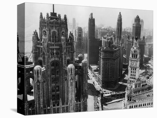 Chicago Skyscrapers in the Early 20th Century-Bettmann-Stretched Canvas