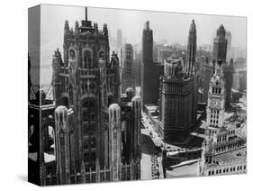 Chicago Skyscrapers in the Early 20th Century-Bettmann-Stretched Canvas