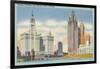 Chicago Skyscrapers-null-Framed Art Print