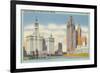 Chicago Skyscrapers-null-Framed Art Print