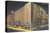 Chicago Stadium at Night, Chicago, Illinois-null-Stretched Canvas