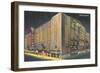 Chicago Stadium at Night, Chicago, Illinois-null-Framed Art Print