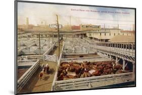 Chicago Stockyards-null-Mounted Photographic Print
