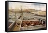 Chicago Stockyards-null-Framed Stretched Canvas