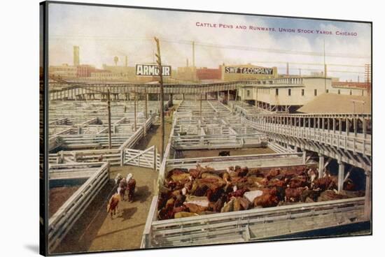 Chicago Stockyards-null-Stretched Canvas