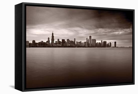 Chicago Storm-Steve Gadomski-Framed Stretched Canvas