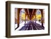 Chicago Street-Elevate Train-null-Framed Premium Giclee Print