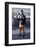 Chicago Street Gang Member from the Blackstone Rangers Showing His Fist, Chicago, IL, 1968-Declan Haun-Framed Photographic Print