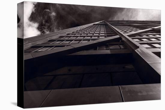 Chicago Structure BW-Steve Gadomski-Stretched Canvas