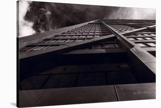 Chicago Structure BW-Steve Gadomski-Stretched Canvas