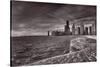 Chicago Sunrise BW-Steve Gadomski-Stretched Canvas