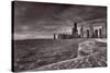 Chicago Sunrise BW-Steve Gadomski-Stretched Canvas