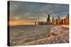 Chicago Sunrise-Steve Gadomski-Stretched Canvas