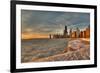 Chicago Sunrise-Steve Gadomski-Framed Photographic Print