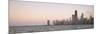 Chicago Sunset-NjR Photos-Mounted Giclee Print