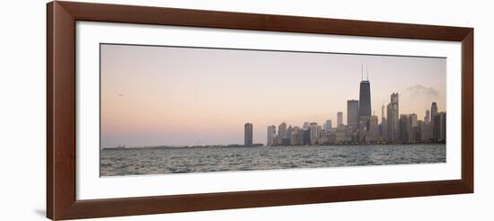 Chicago Sunset-NjR Photos-Framed Giclee Print