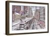 Chicago, The Loop-Stanton Manolakas-Framed Premium Giclee Print