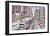 Chicago, The Loop-Stanton Manolakas-Framed Premium Giclee Print