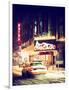 Chicago the Musical - Ambassador Theatre by Winter Night at Times Square-Philippe Hugonnard-Framed Photographic Print