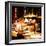 Chicago the Musical - Ambassador Theatre by Winter Night at Times Square-Philippe Hugonnard-Framed Photographic Print