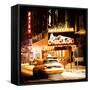 Chicago the Musical - Ambassador Theatre by Winter Night at Times Square-Philippe Hugonnard-Framed Stretched Canvas