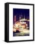 Chicago the Musical - Ambassador Theatre by Winter Night at Times Square-Philippe Hugonnard-Framed Stretched Canvas