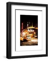 Chicago the Musical - Ambassador Theatre by Winter Night at Times Square-Philippe Hugonnard-Framed Art Print