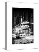 Chicago the Musical - Ambassador Theatre by Winter Night at Times Square-Philippe Hugonnard-Stretched Canvas