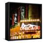 Chicago the Musical - the Ambassador Theatre in Times Square by Night-Philippe Hugonnard-Framed Stretched Canvas