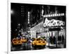 Chicago the Musical - Yellow Cabs in front of the Ambassador Theatre in Times Square by Night-Philippe Hugonnard-Framed Photographic Print